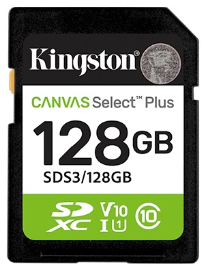 Карта памяти Kingston Secure Digital XC SDS3/128GB 128 Гб