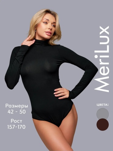 Боди-водолазка MeriLux черный