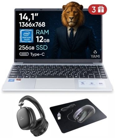 YAMI Notebook HX14 + X100 14.1" / 12 Гб / SSD 256 Гб / Win 10 / Notebook HX14 + X100