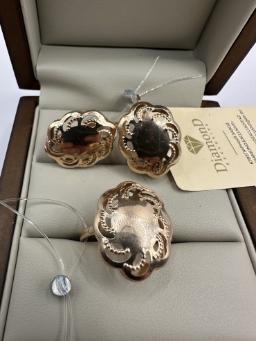 Ab Raugold вес 3.95 г золото, фианит