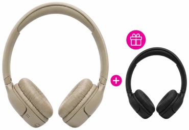 Наушники JBL TUNE 530BT бежевый + TUNE 520BT black