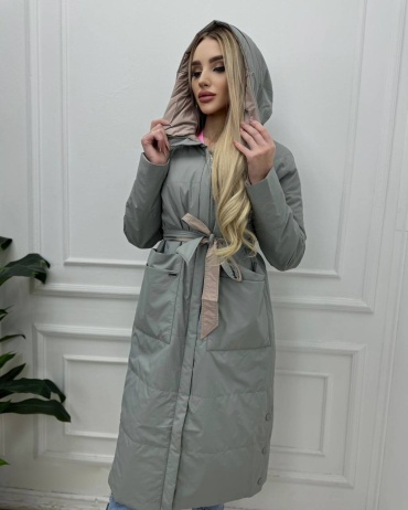 Джинсовая куртка Button бежевый, хаки