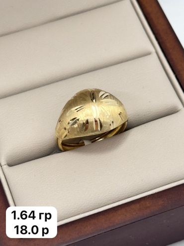 Italian Gold 1345678 размер 18 вес 1.64 г золото, без вставок