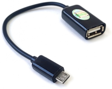 Кабель ViTi USB 2.0 (F), micro-USB 2.0 (M), 0.15 м, черный