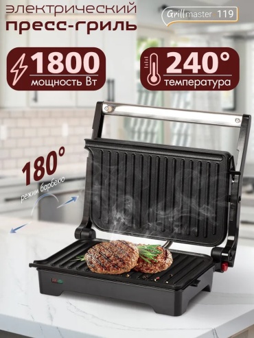 Гриль ENDEVER Grillmaster-119 черный