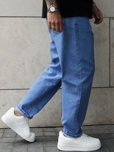 Джинсы укороченные VGY Denim синий