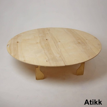 Жер стол Atikk Шанырак, 150х150x35 см, фанера, бежевый