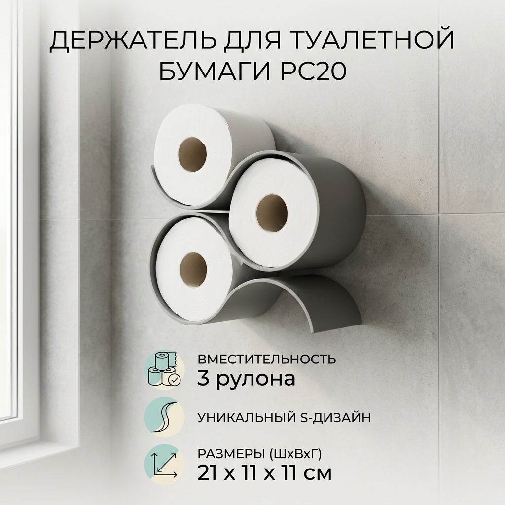 Полка PC20 1 шт, пластик