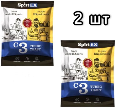 SpirtEX дрожжи спиртовые 2 упаковки по 90 г
