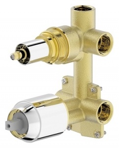 BRAVAT скрытая часть смесителя для ванны Built-in D969CP-B-ENG 3-функции