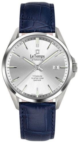 Кварцевые Le Temps of Switzerland LT1025.11BL83 титан