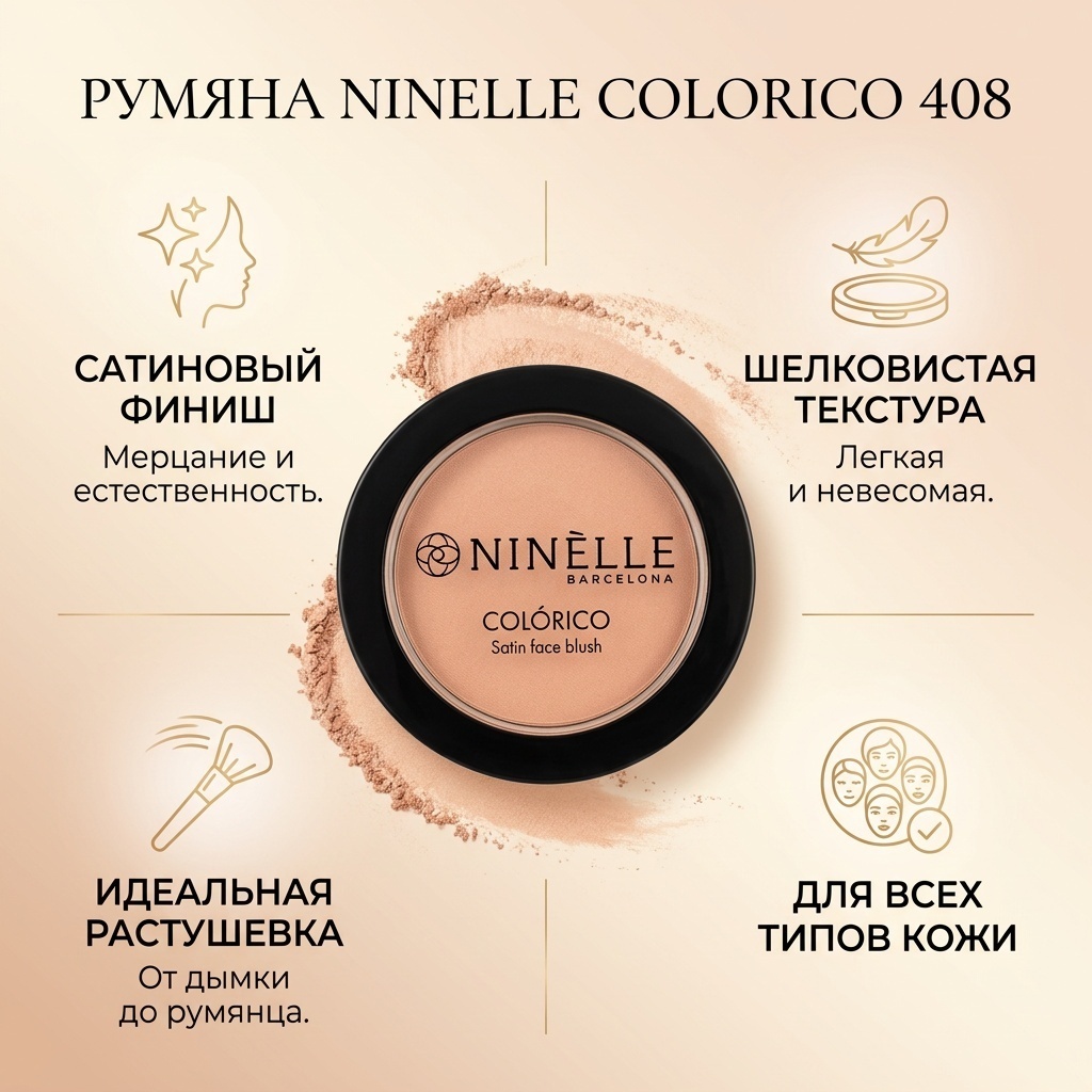 Ninelle Colorico румяна 408