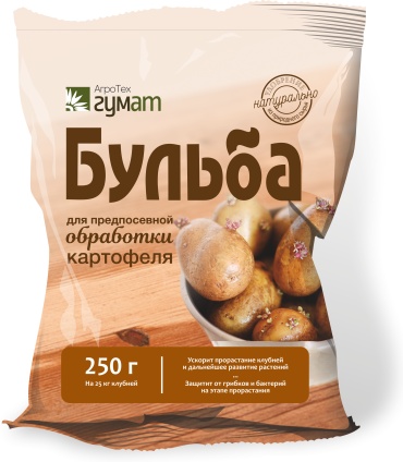 АгроТех Гумат порошок «Бульба» для предпосевной обработки картофеля 0.25 кг