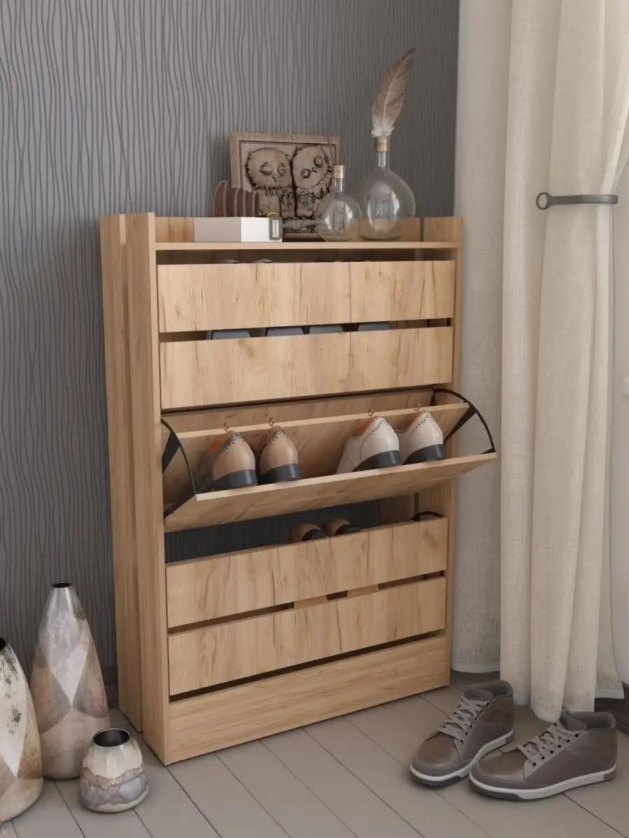 Обувница 70x27x104 см, ЛДСП, ДСП