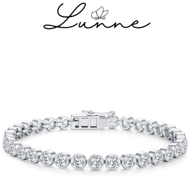 Lunne LNJB-014 длина 18 см, вес 11.7 г серебро, плетение теннис