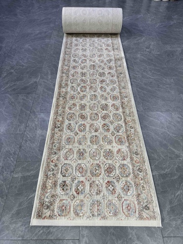 Ковровая дорожка Valentis короткий ворс, хлопок, шелк, 200 см x 5.5 м