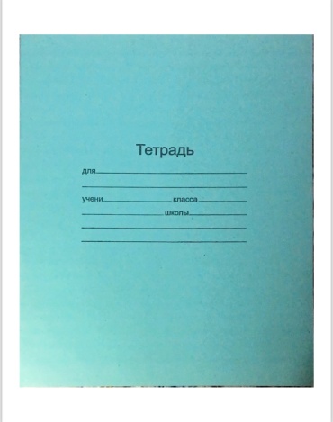 Школьная тетрадь Saur 4870238933311, 12 л, А5, косая линейка, мягкая обложка, 200 шт