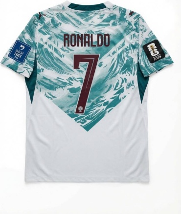 Футболка RONALDO 7 белый, бирюзовый