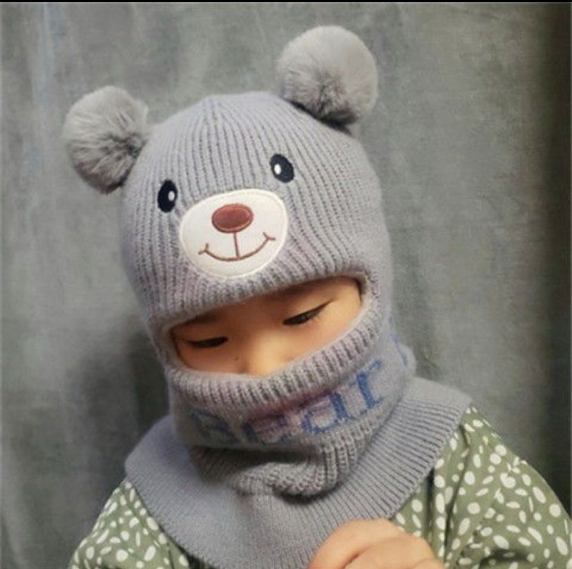 Балаклава 35764569 серый универсальный
