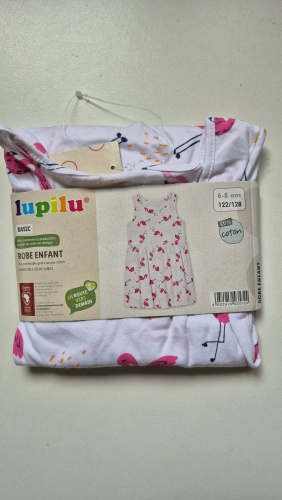 Повседневное платье Lupilu белый