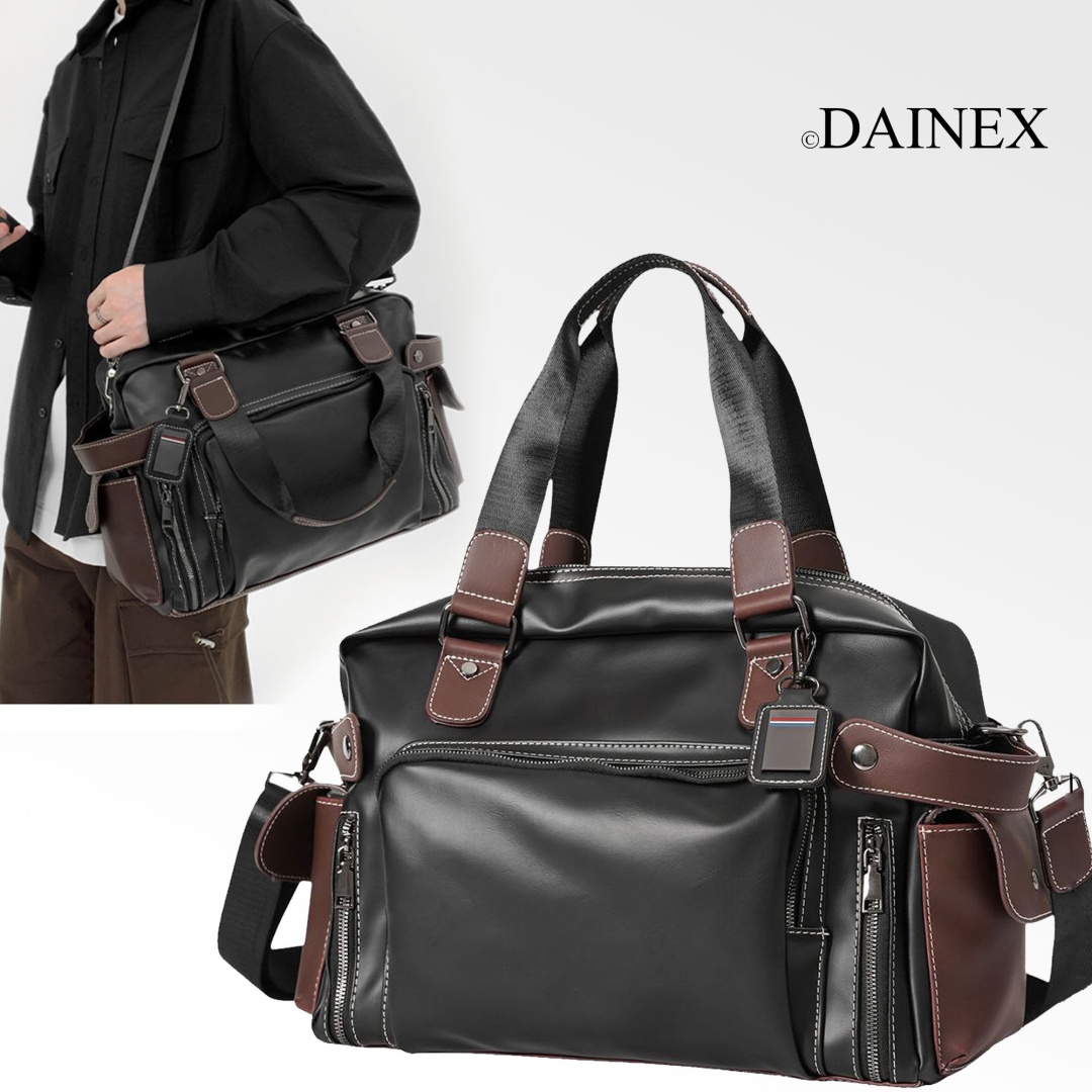 Сумка DAINEX искусственная кожа черный, коричневый 16 л