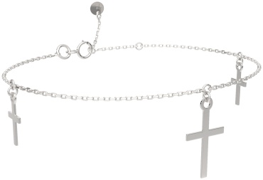 Lucente Silver ZO-0650050_28 длина 28 см, вес 1.55 г серебро, плетение фантазийное