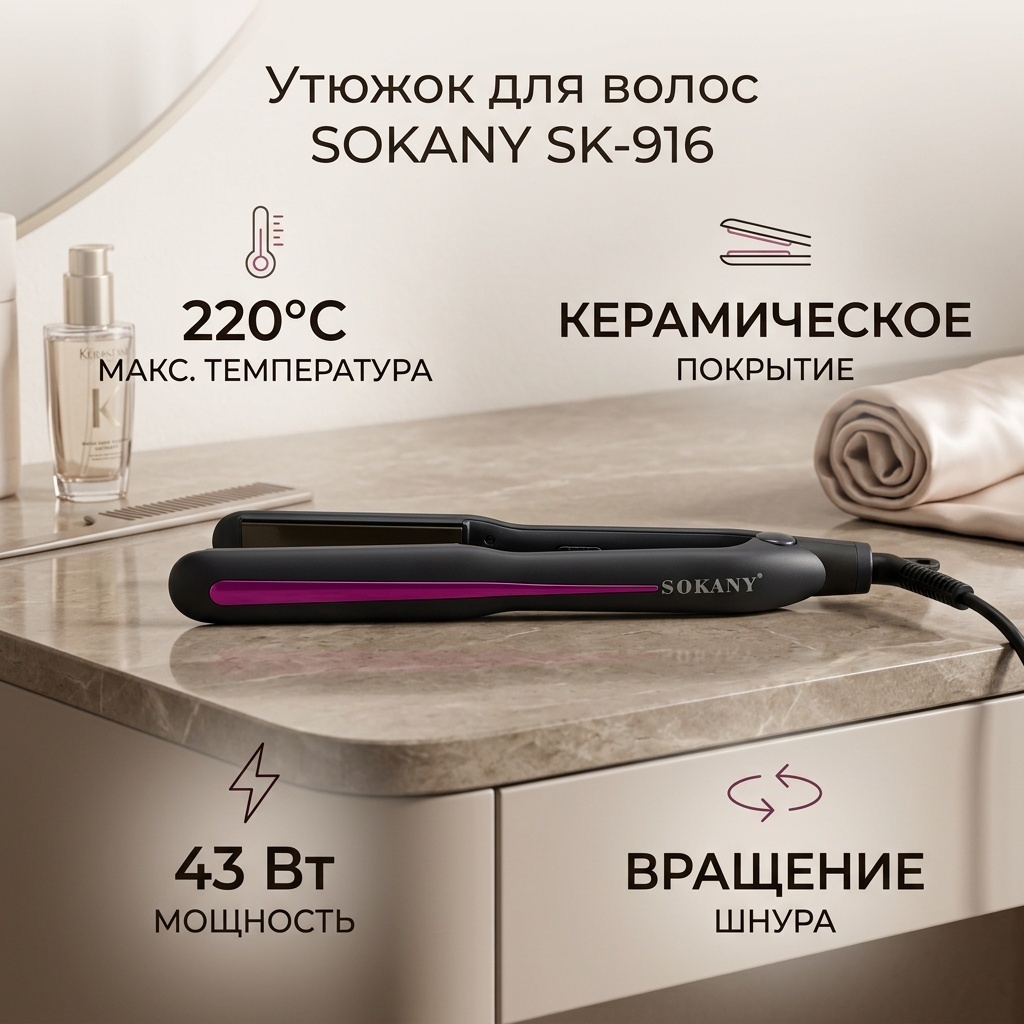 SOKANY SK-916 утюжок