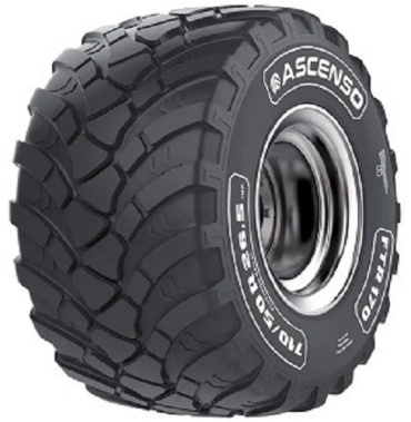 Ascenso FTR170 560/60 R22.5 165 D прицепная ось без шипов