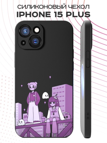 Чехол для Apple iPhone 15 Plus рисунок