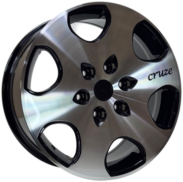 Wheels 6137DD 8x18/6x139.7 D92.3 ET45 4 диска черный, хром