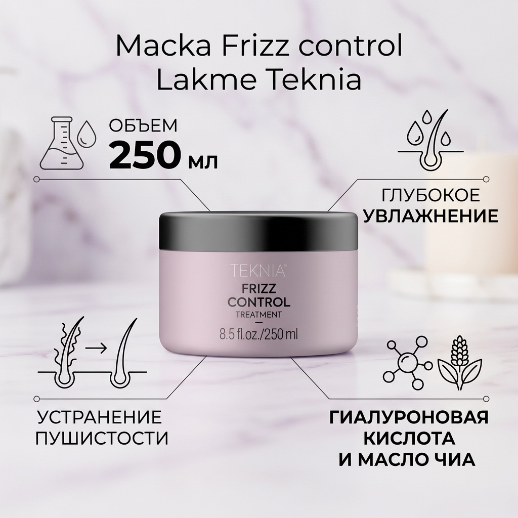 Lakme Frizz control маска 250 мл