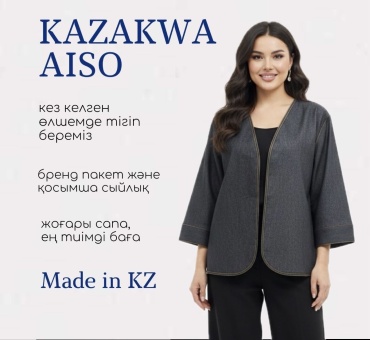 Национальный костюм Kazakwa Aiso серый