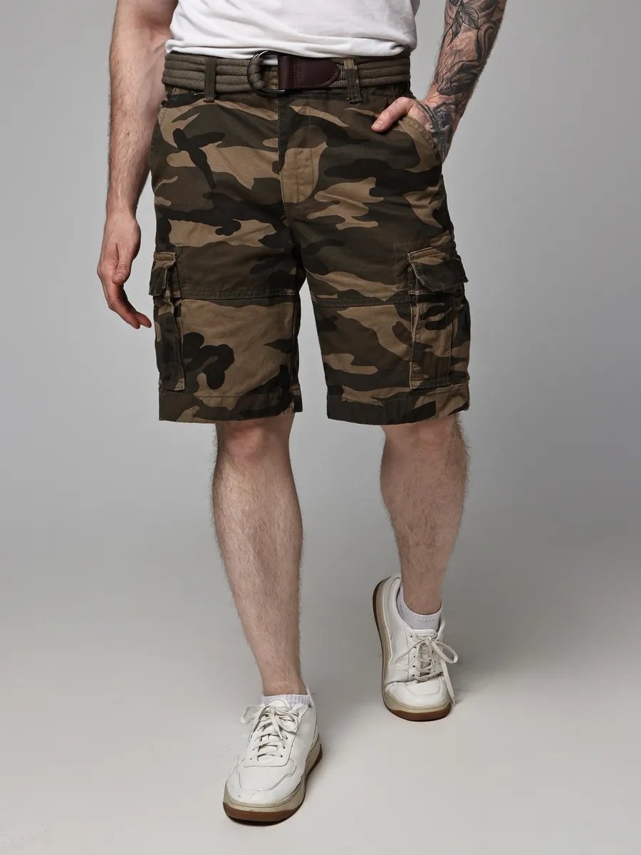 Повседневные шорты ABERCROMBIE & FITCH зеленый