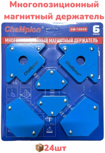 Champion набор магнитных угольников CM-10035, 6 шт