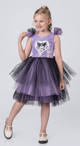 Нарядное платье Kuromi Да черный, фиолетовый