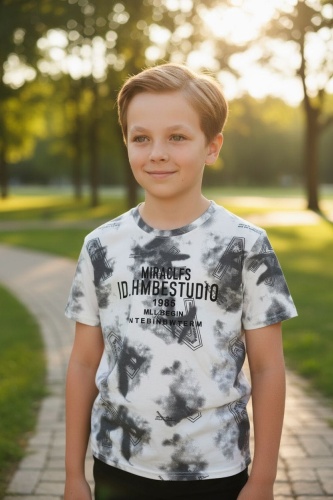 Футболка Kids Moda синий, бежевый