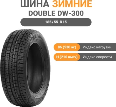 Double Coin DW-300 185/55 R15 86 H без шипов