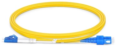 Патч-корд оптический Uni-Telco duplex SM (G.657.A1) SC/LC 2 м