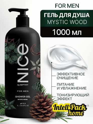 NICE by Septivit 397 Mystic Wood мужской гель 1000 мл