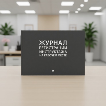Журнал регистрации инструктажа на рабочем месте, А4, листов 32