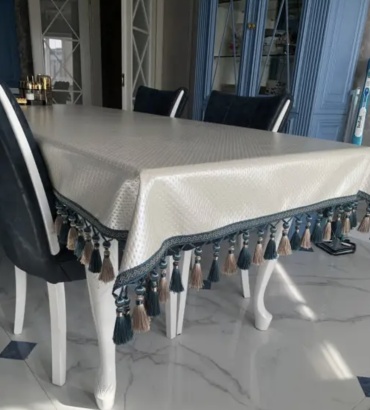 Скатерть LuxHome 250x150 см, искусственная кожа, 1 шт
