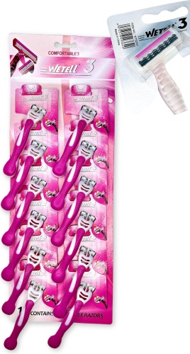 WT 82851 WETTEL 12шт бритвенный станок 12 шт