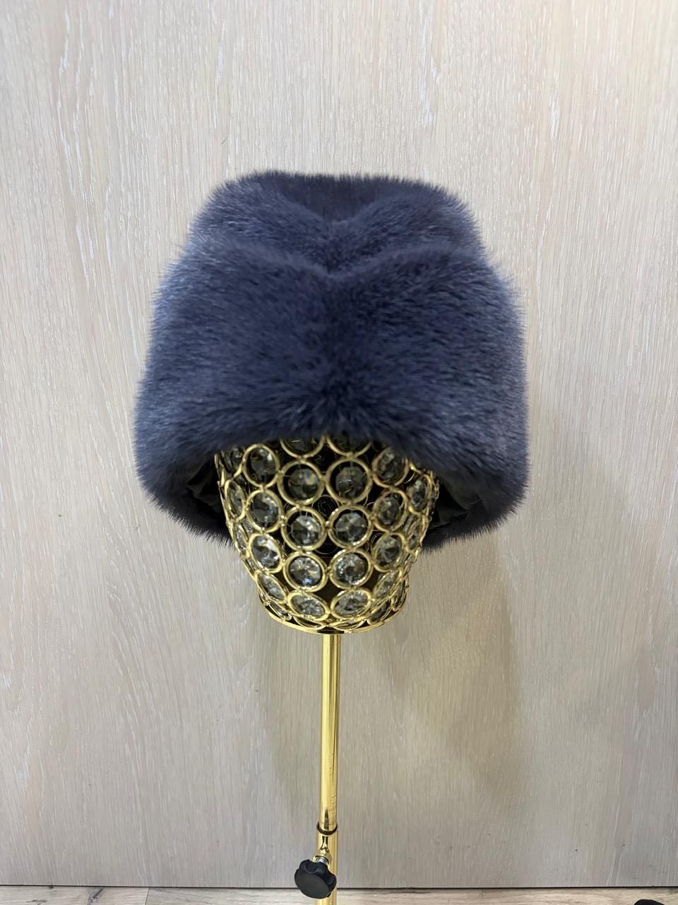 Шапка SemiFur размер 57, 58, 59, 60, графит