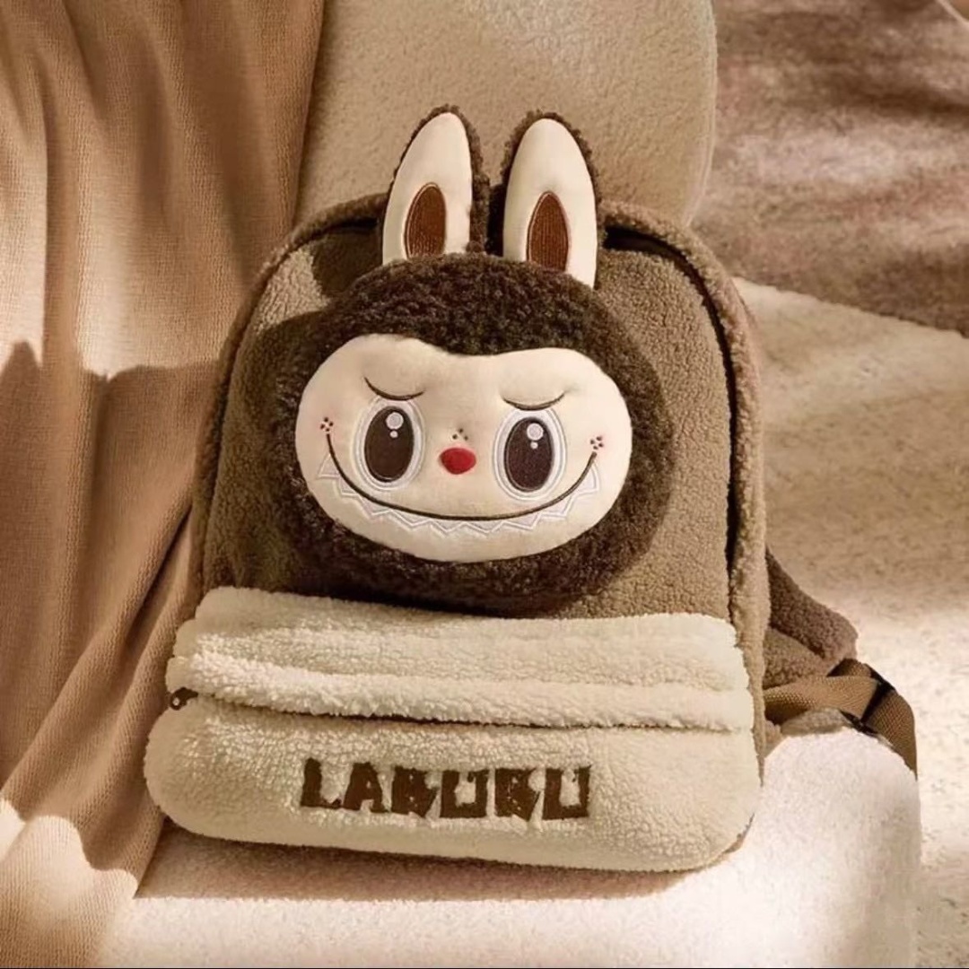 Рюкзак плюш коричневый