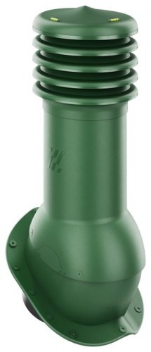 Krono-Plast вентиляционная труба для скатной кровли Krono-Plast вентиляционная труба для скатной кровли Монтеррей HiVent PN 125 зелёный 6020 480x240 мм, зеленый