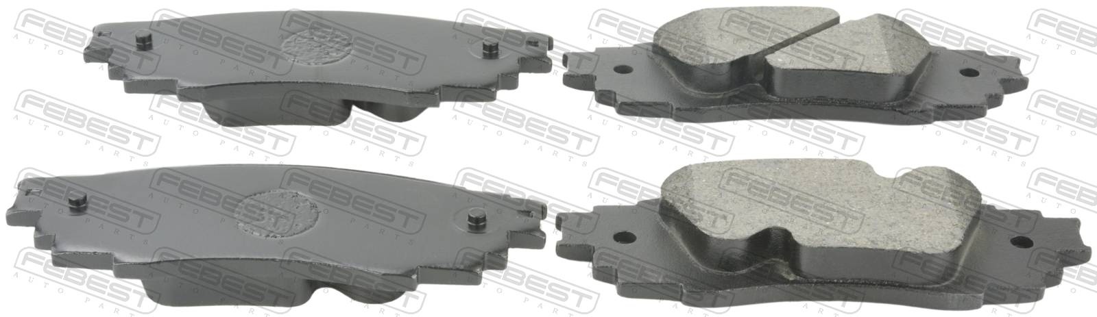 Колодки FEBEST задние 0101GYL25R
