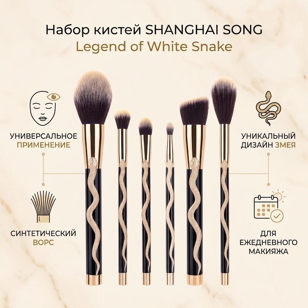 SHANGHAI SONG Набор кистей Legend of White Snake 1