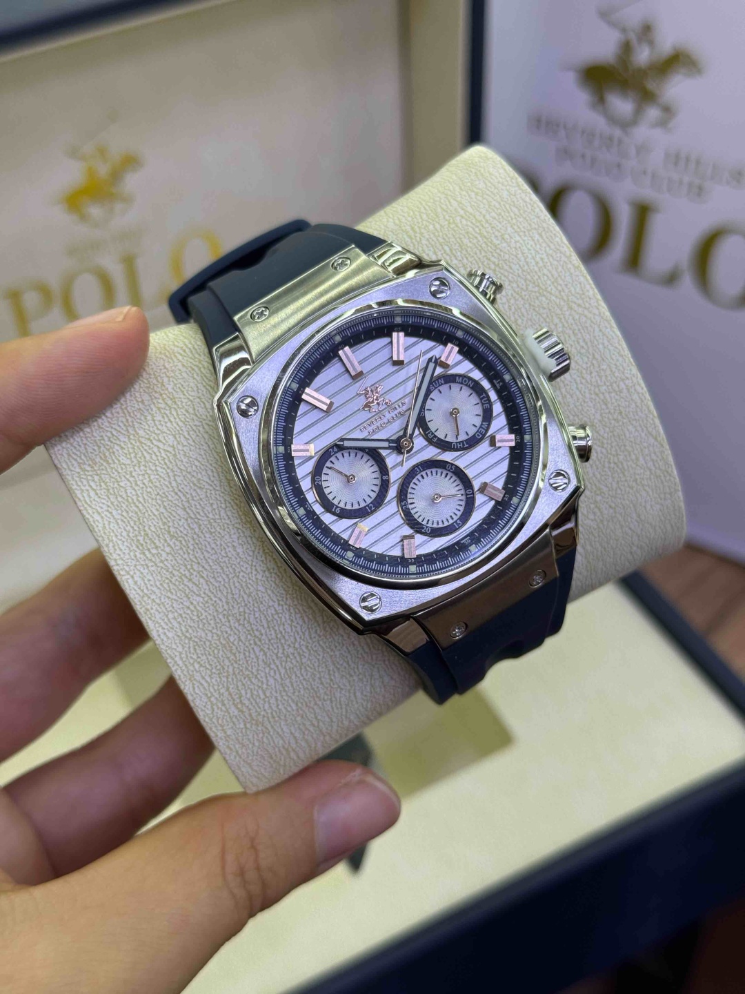 Кварцевые Beverly Hills Polo Club TMBP3778-339 нержавеющая сталь