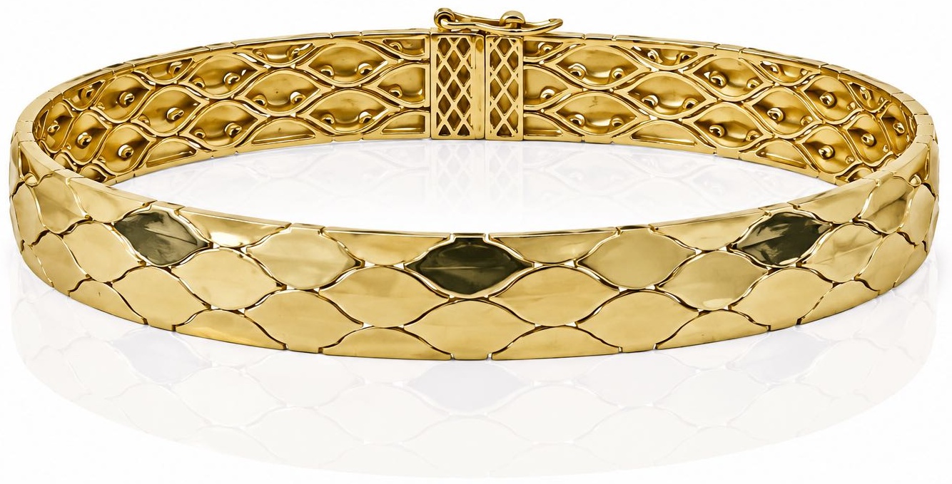 ESTELLA 18K-LS1 длина 19 см, вес 10.93 г золото, плетение фантазийное
