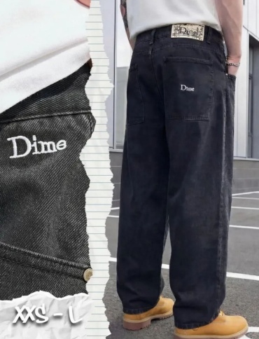 Джинсы багги DIME черный